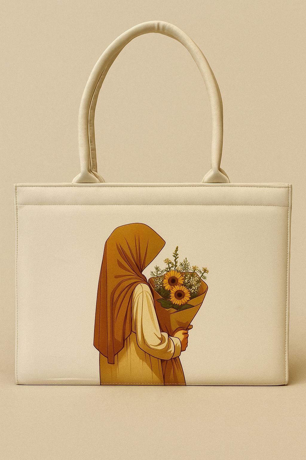 Girl's Canvas Printed Handbag