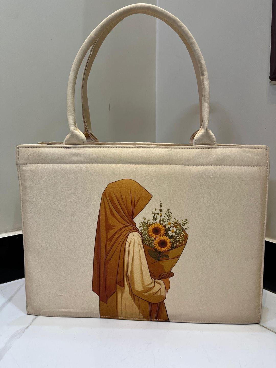 Girl's Canvas Printed Handbag