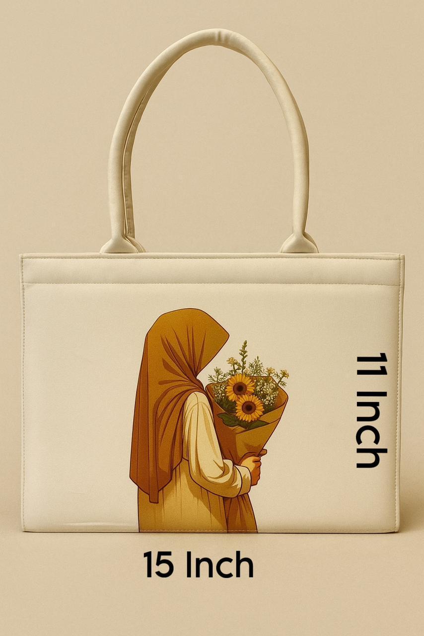 Girl's Canvas Printed Handbag