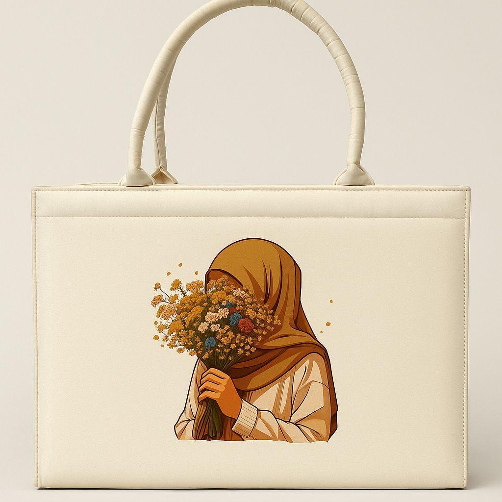 Girl's Canvas Printed Handbag