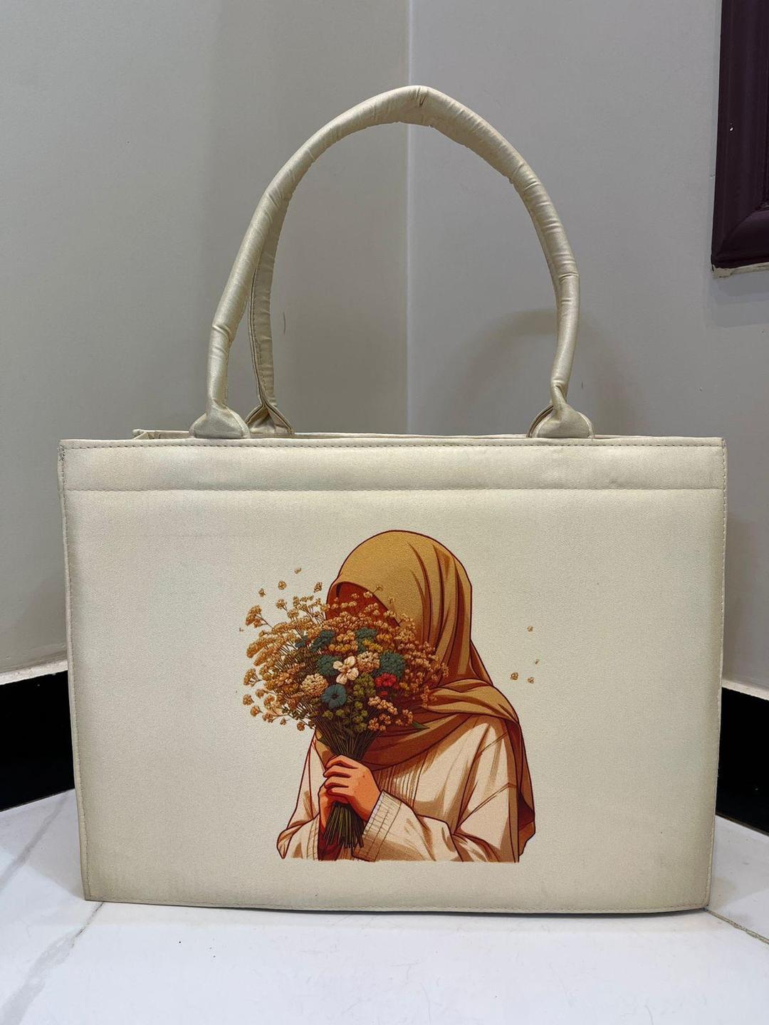Girl's Canvas Printed Handbag
