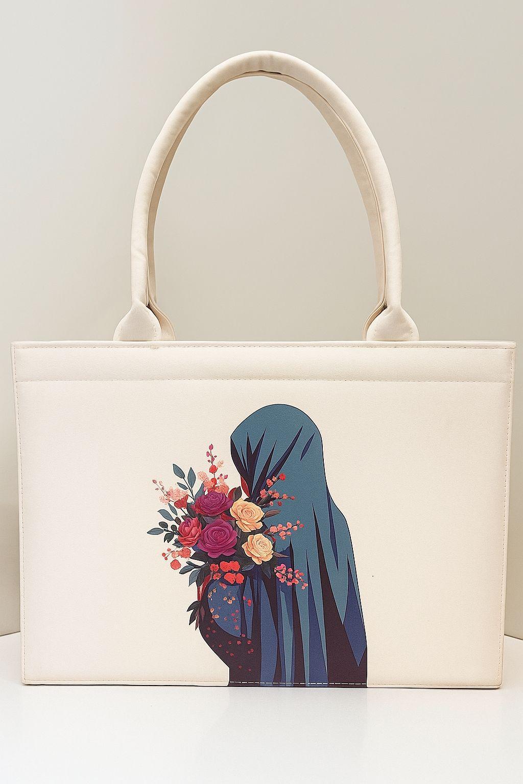 Girl's Canvas Printed Handbag