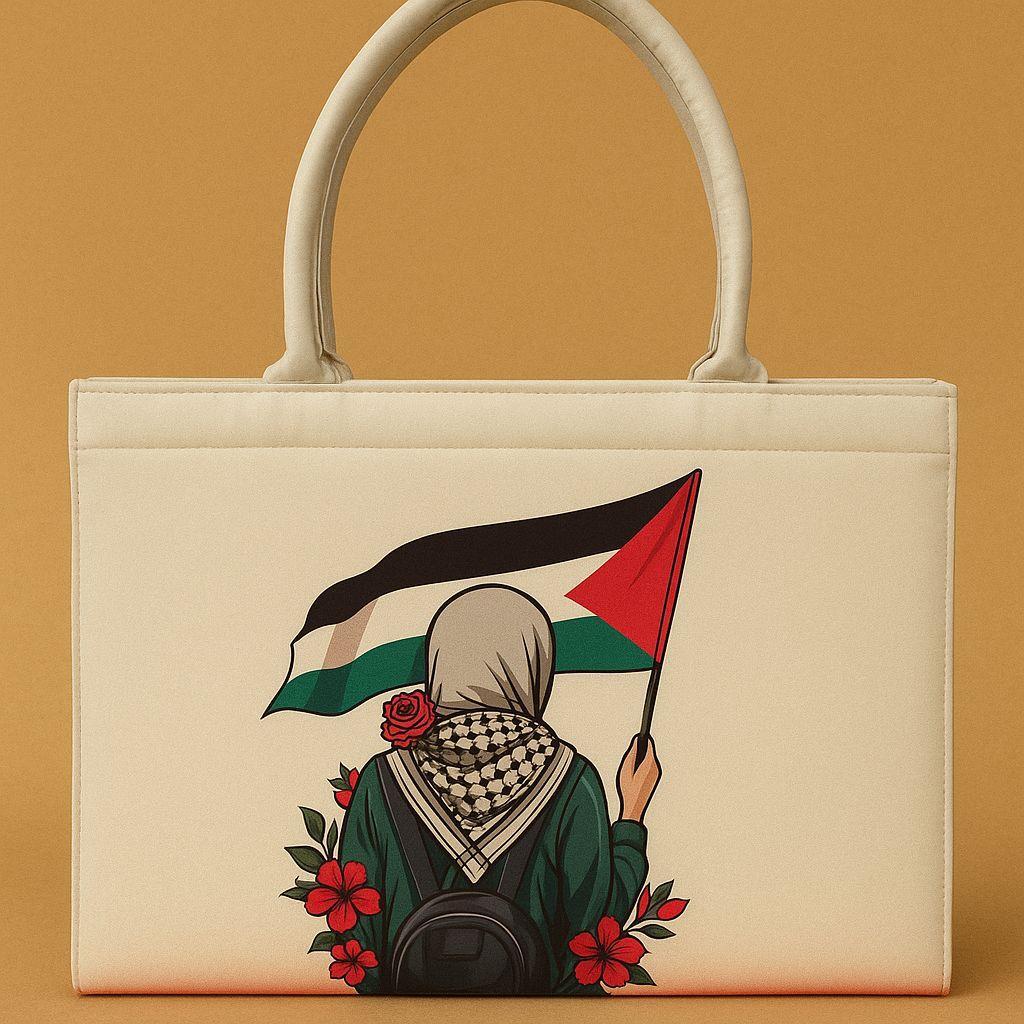 Girl's Canvas Printed Handbag