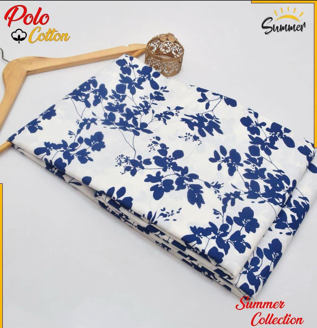 Women Unstitched Cotton Printed Suit