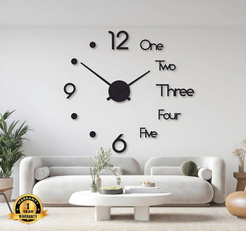 Modern Wooden Wall Clock
