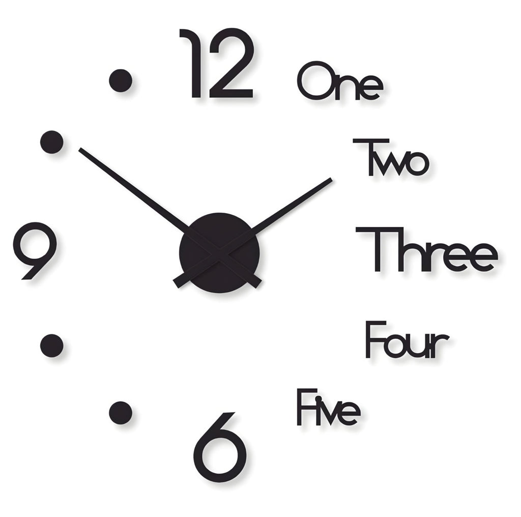 Modern Wooden Wall Clock