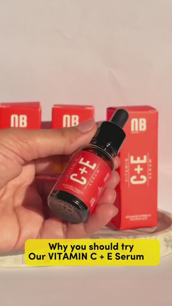Nirvana Botanics Vitamin C + E Serum – Ml 15 | Anti Acne & Glowing Serum Vitamin C + E