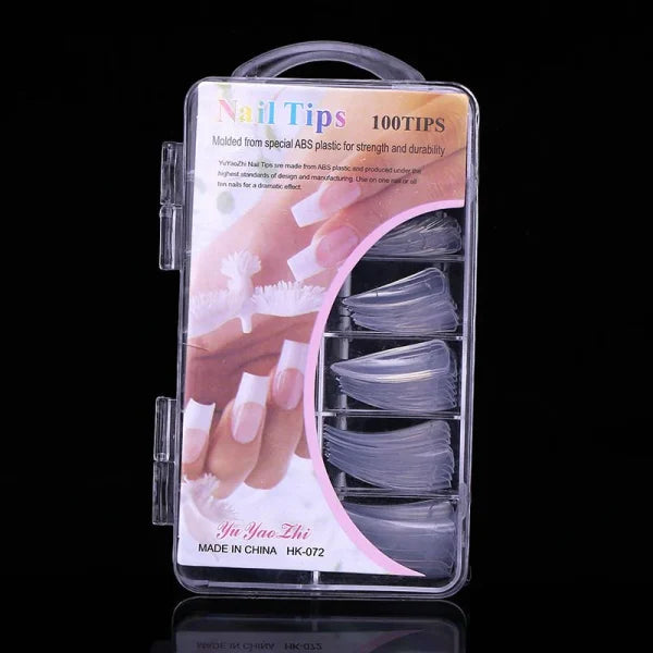 Nail Tips 100 Pcs / Artificial Nails | Premium Quality Diy False Nails